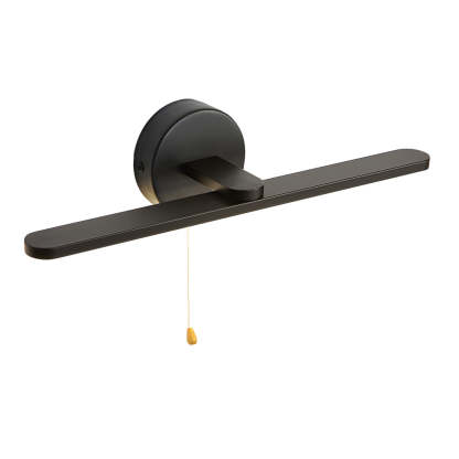 15.74'' Modern LED Linear Vanity Lights with Pull Rope Switch - Bathroom Lighting in Black/Bronze-Lighom