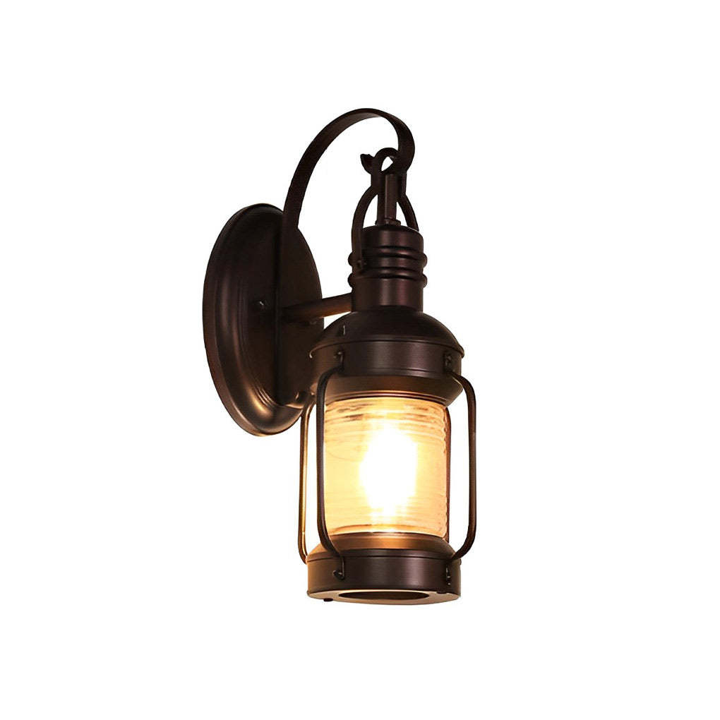 Antique Lantern Aluminum Waterproof LED Outdoor Wall Lamp Lawn Lights-Lighom