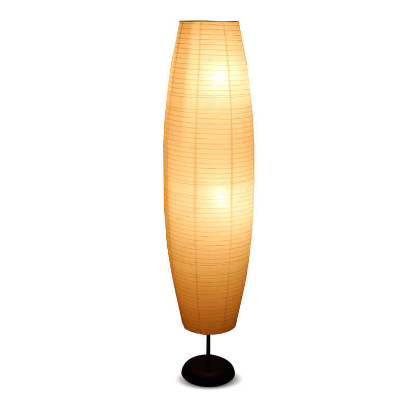 Nordic Rice Paper Column 2-Light Floor Lamp