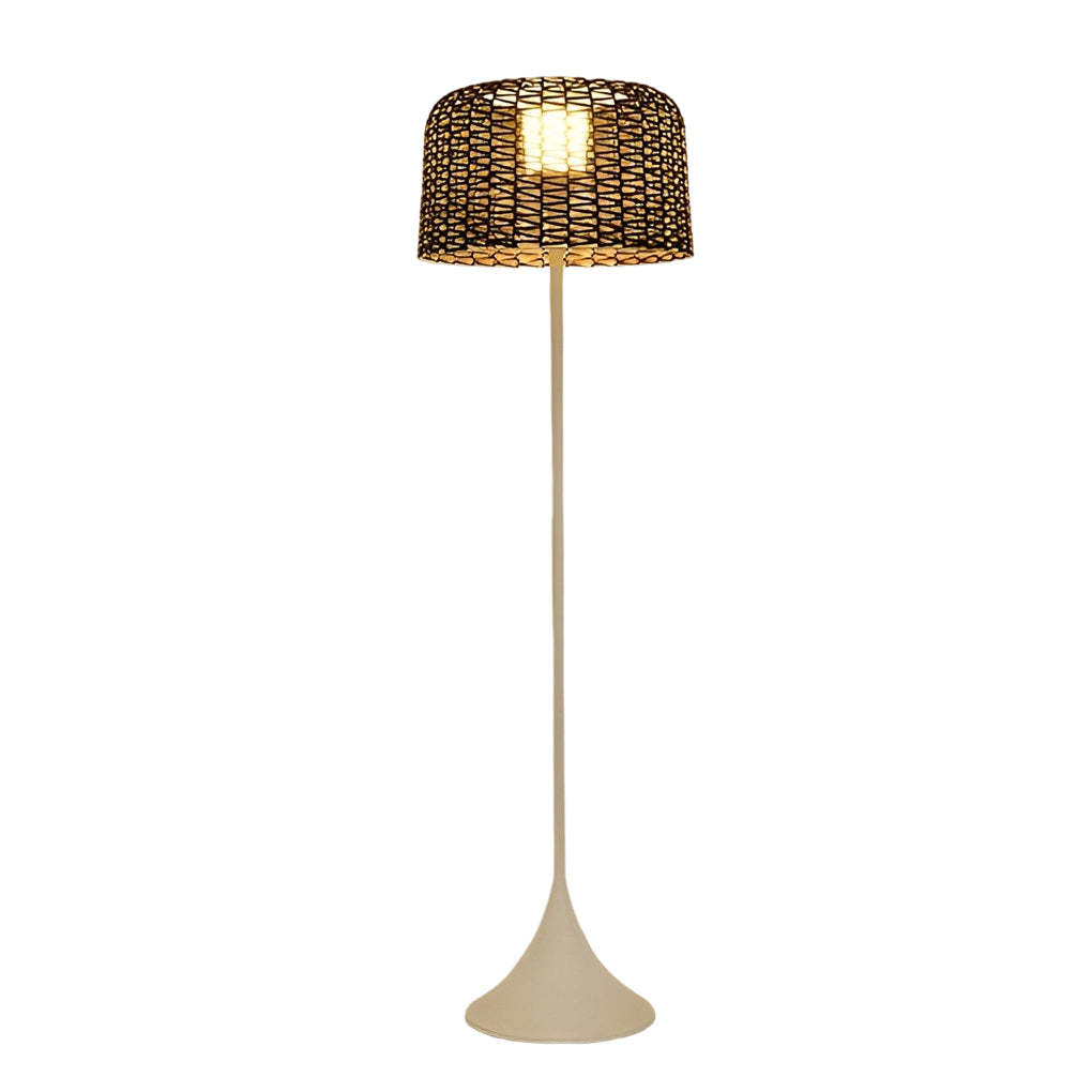 1-light Mesh Outdoor Floor Lamp-Lighom