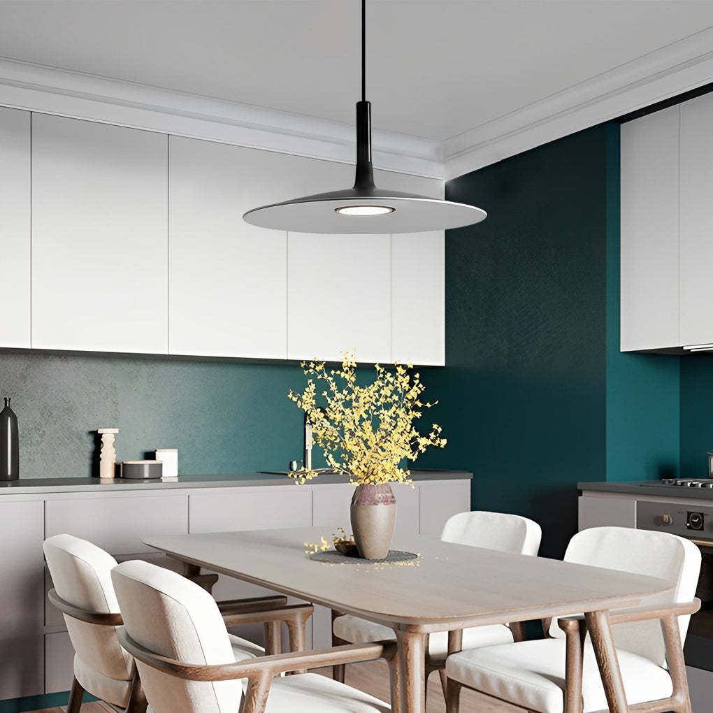 Flat Circular LED Nordic Pendant