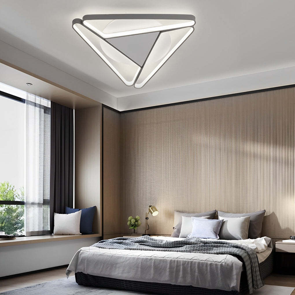 Geometric Design LED Modern Ceiling Lights Flush Mount Ceiling Lamp-Lighom