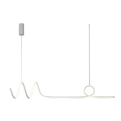 Minimalist Wave Circular Dimmable LED Smart Chandelier