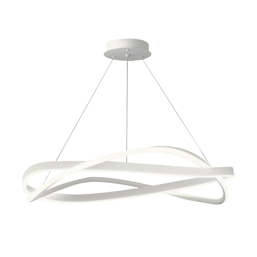 Circular Wave Ring Dimmable Minimalist Nordic Chandelier