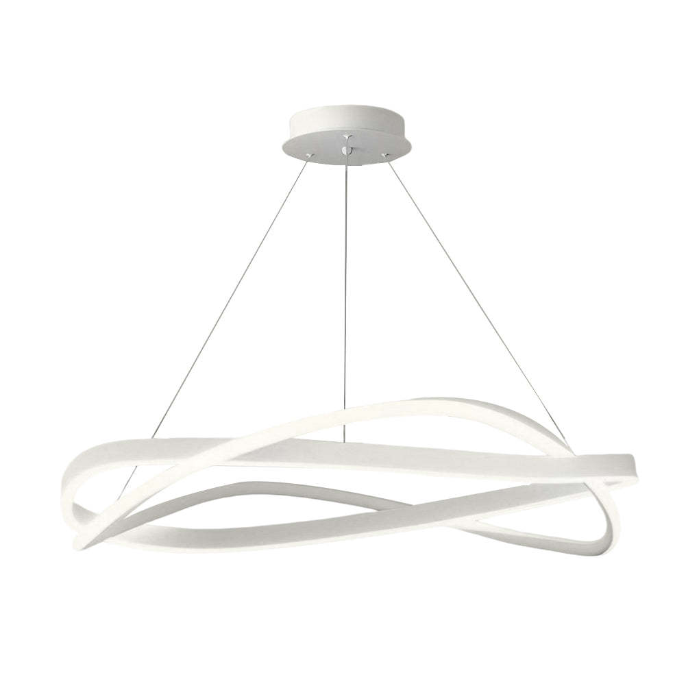 Circular Wave Ring Dimmable Minimalist Nordic Chandelier