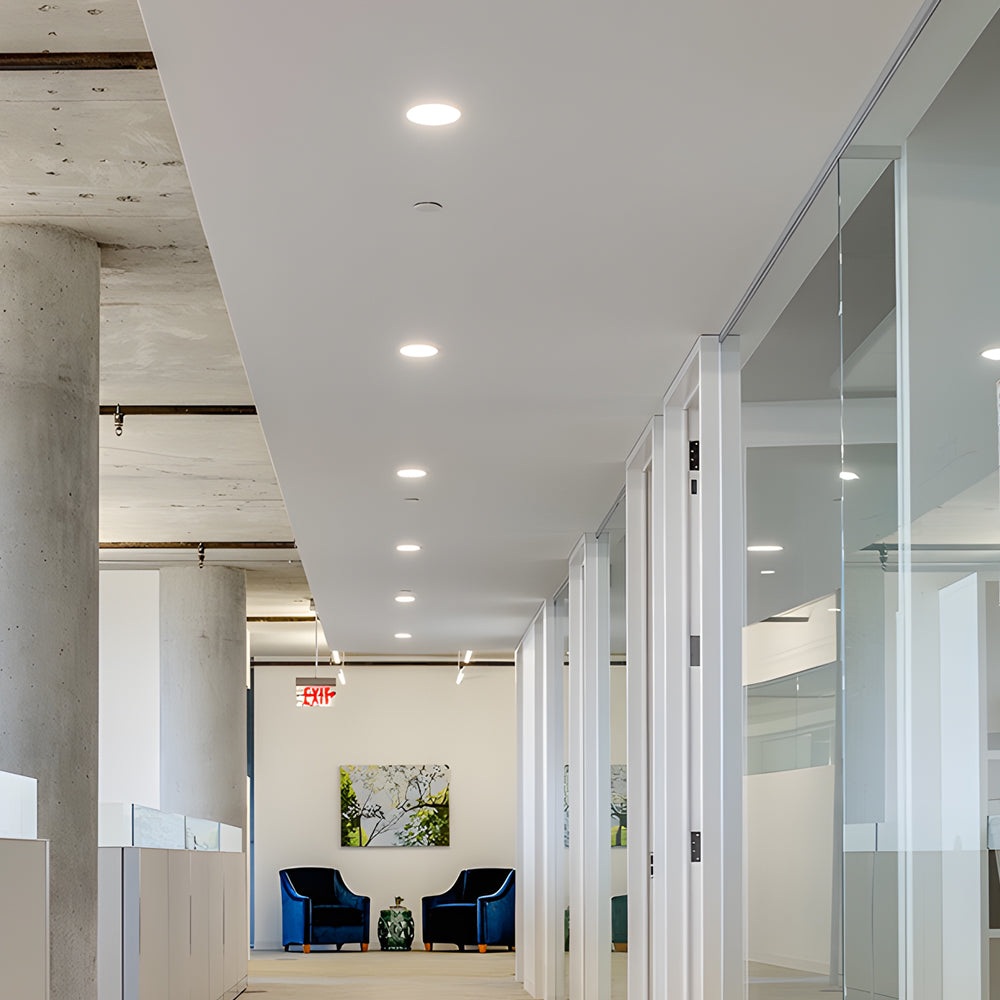 Canless Recessed Downlight, White Trim, 5/9/12/18W