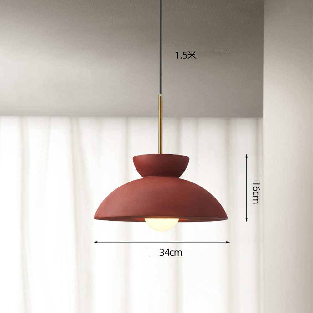 Nordic Minimalist Resin Pendant Light For Dining Room