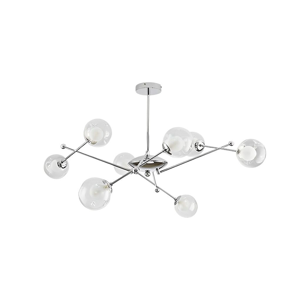 Minimalist Dimmable Glass Globe American Chandelier