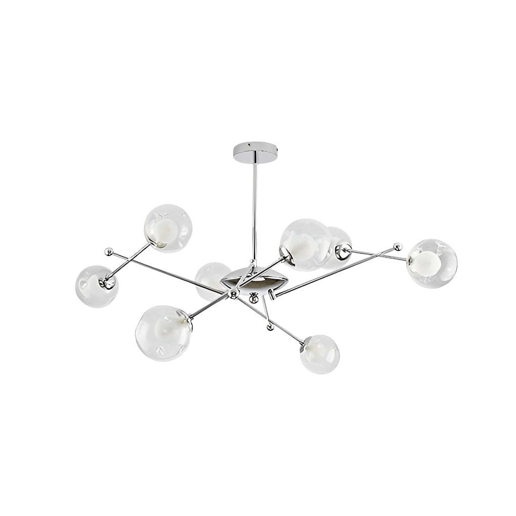 Minimalist Dimmable Glass Globe American Chandelier