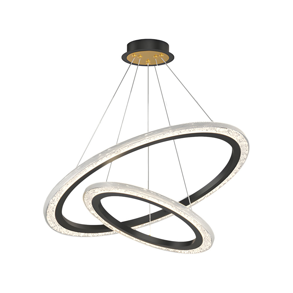 Adjustable Ring Dimmable Modern Chandelier