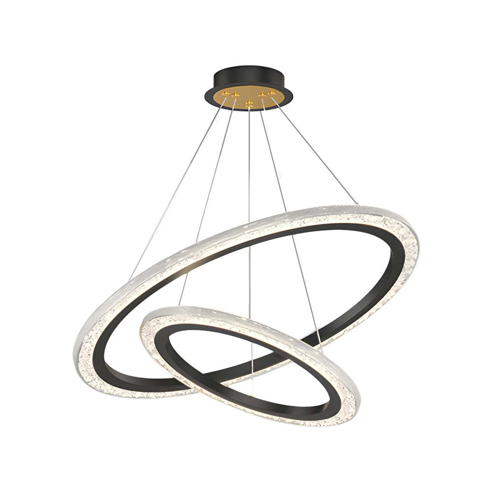 Adjustable Ring Dimmable Modern Chandelier