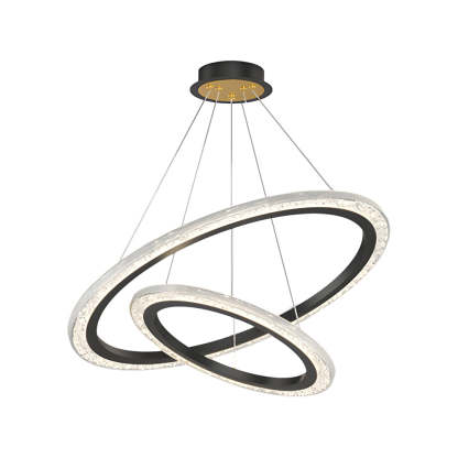 Adjustable Ring Dimmable Modern Chandelier