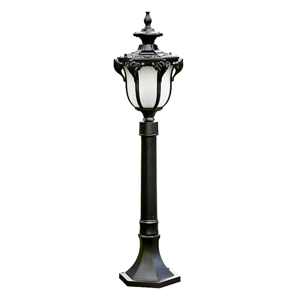 Traditional European-Style LED Outdoor Pathway Lamp Post - Durable & Waterproof-Lighom