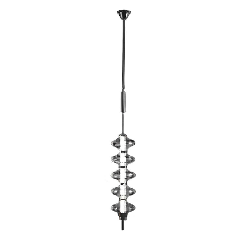 Glass Gourd Metal LED Minimalist Mini Chandelier