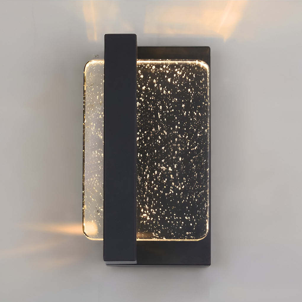 Crystal Modern Outdoor Wall Sconce