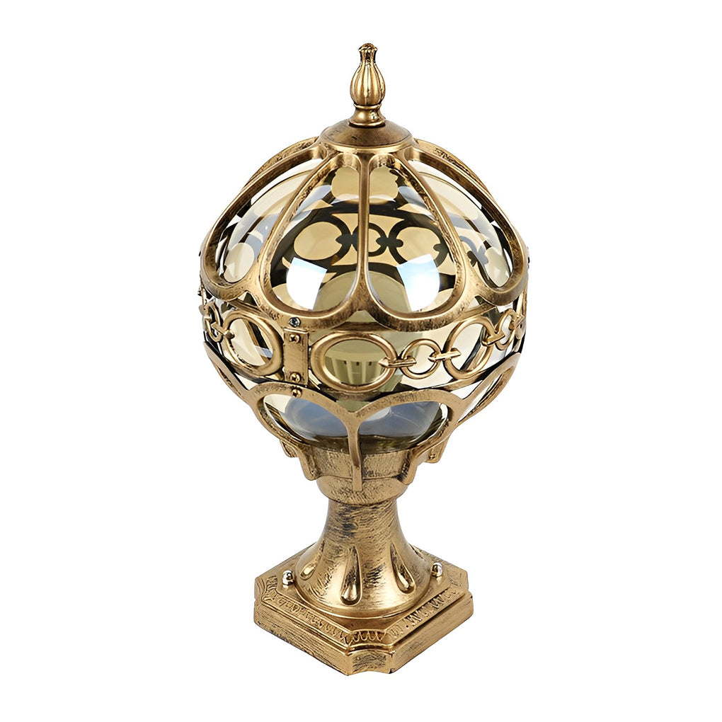 Creative Round Ball Waterproof LED European-style Fence Post Lights-Lighom