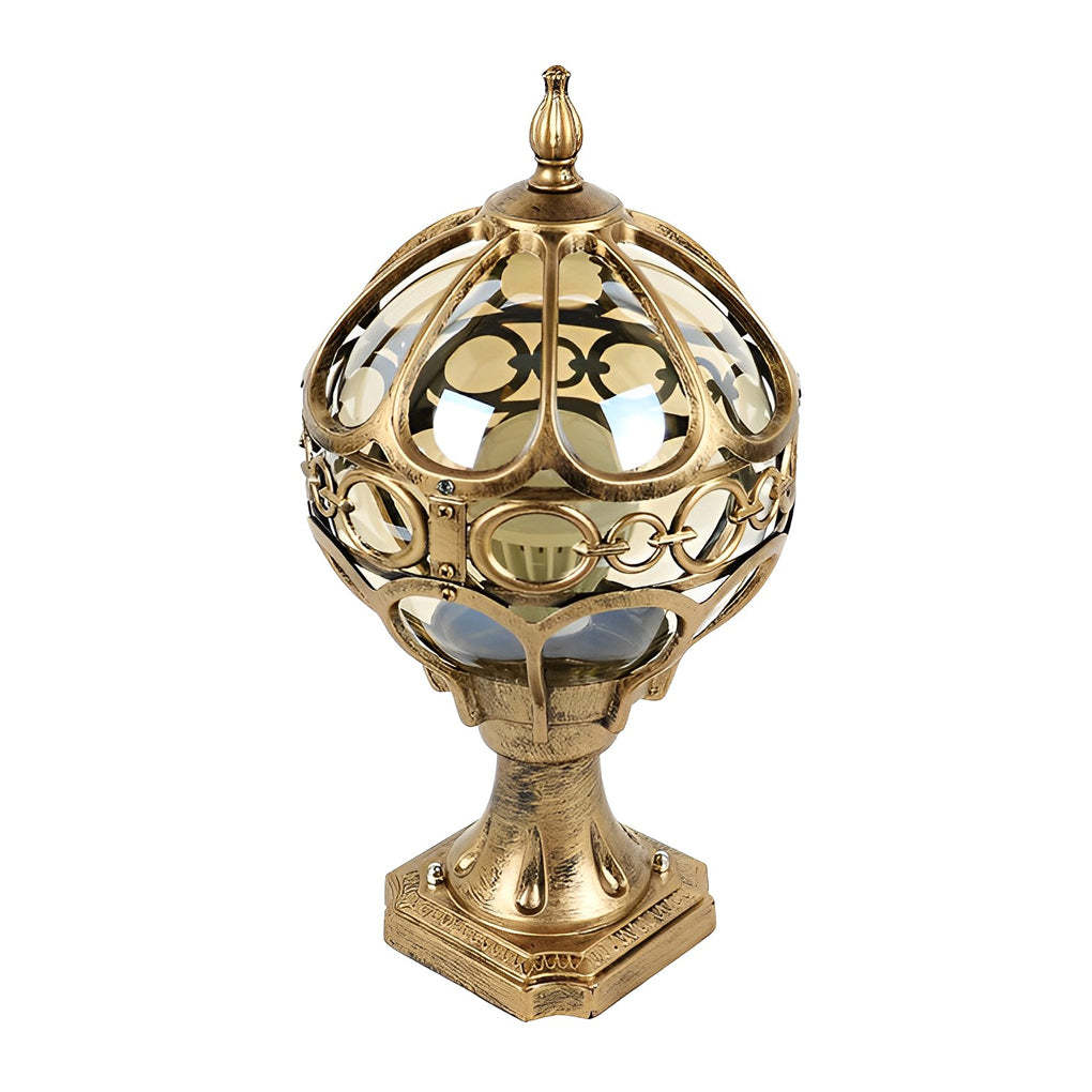 Creative Round Ball Waterproof LED European-style Fence Post Lights-Lighom