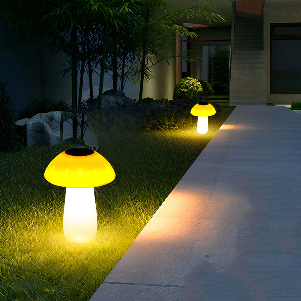Mushroom Smart Light-Control Solar Lawn Light