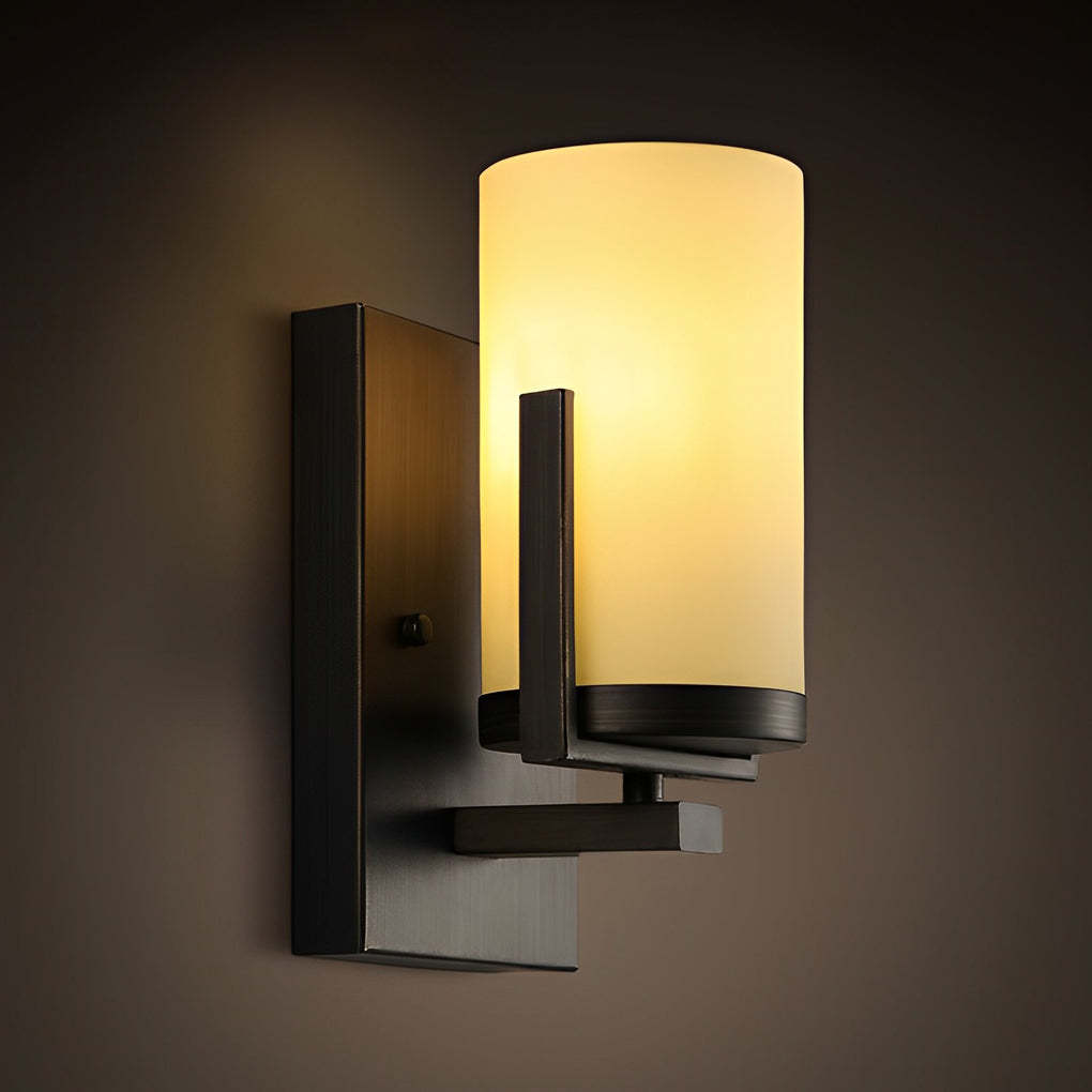 Glass Candlestick 5W Retro Industrial Wall Lamp