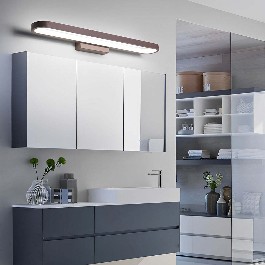 Annular Ring-Shaped LED Bathroom Vanity Light with Slim Linear Profile-Lighom