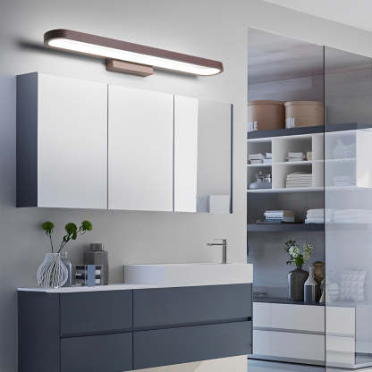 Annular Ring-Shaped LED Bathroom Vanity Light with Slim Linear Profile-Lighom