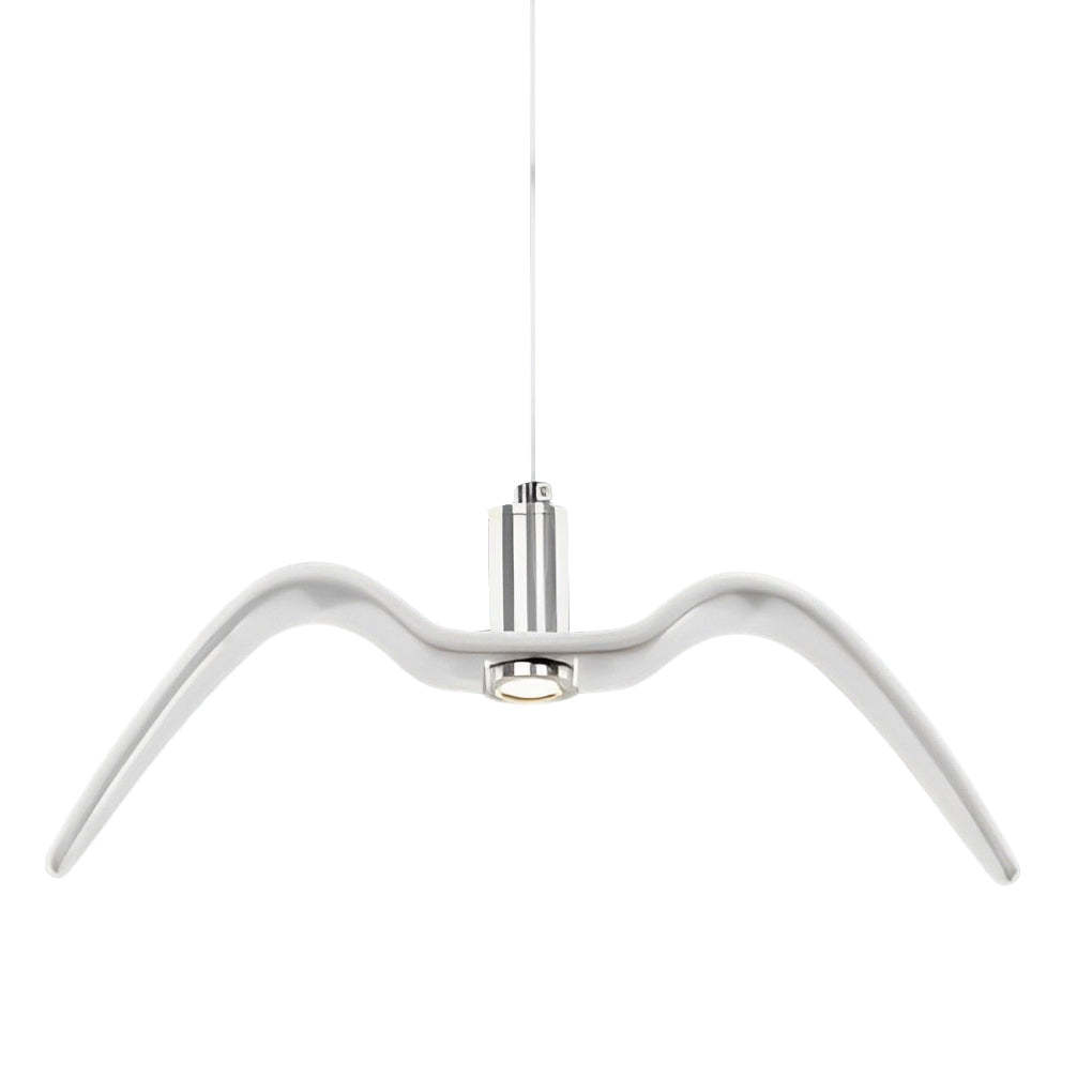 Ceramic Seagull LED Nordic Hanging Chandelier