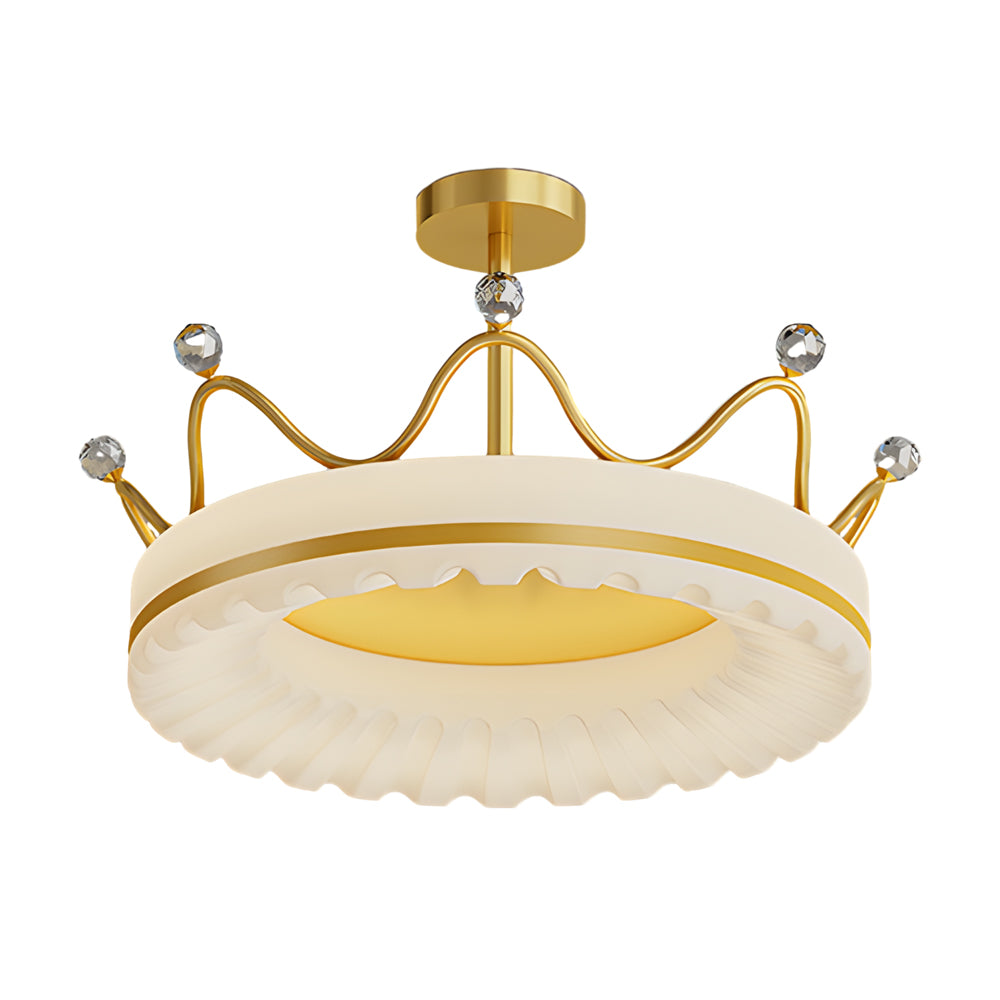 Crown Dimmable LED Modern Ceiling Light