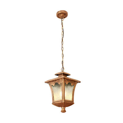 Retro Water Drops Glass Waterproof European Style Outdoor Chandelier-Lighom