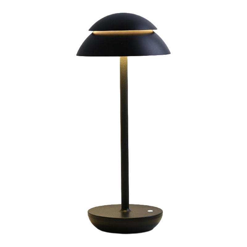 Modern Double-Dome Touch LED Accent Lamp