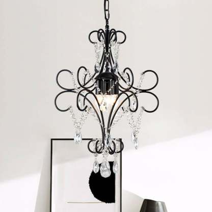 Vintage Luxe Crystal Candle Chandelier