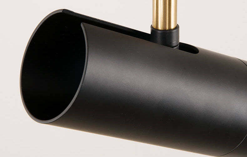 Minimalist Gold LED Spotlight Pendant Light
