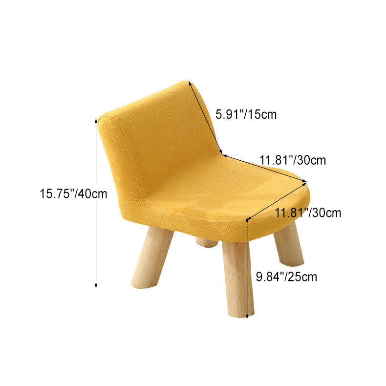Contemporary Solid Wood Chair — Green
