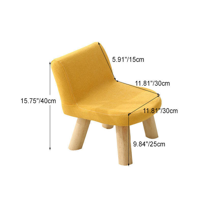 Contemporary Solid Wood Chair — Green