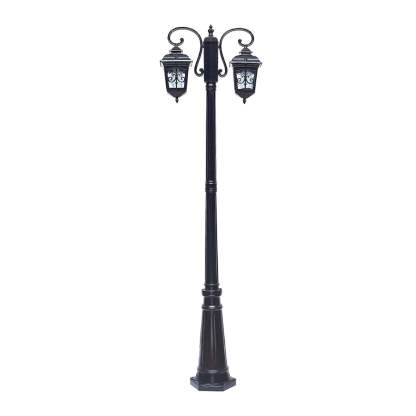 2-Light Outdoor Waterproof Retro European Style Street Lights-Lighom