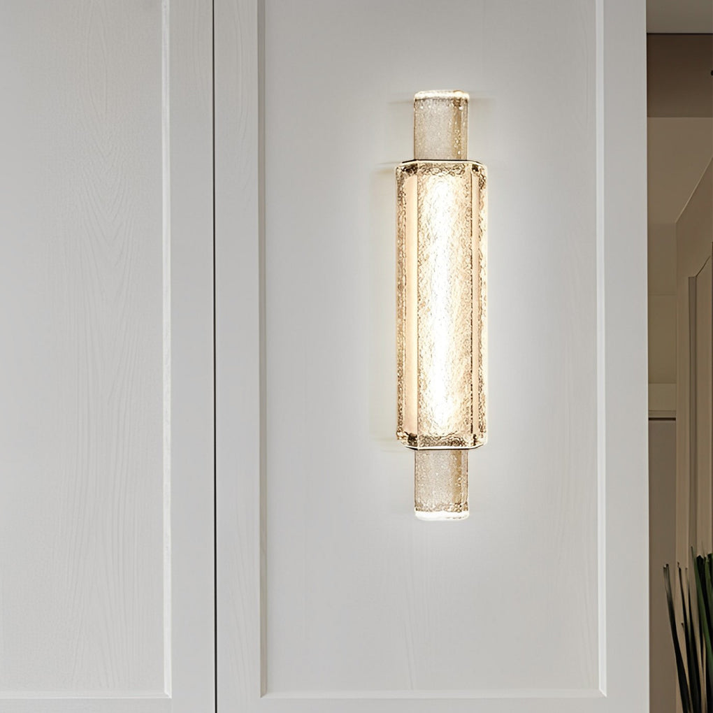 Minimalist Crystal Glass LED Postmodern Sconce