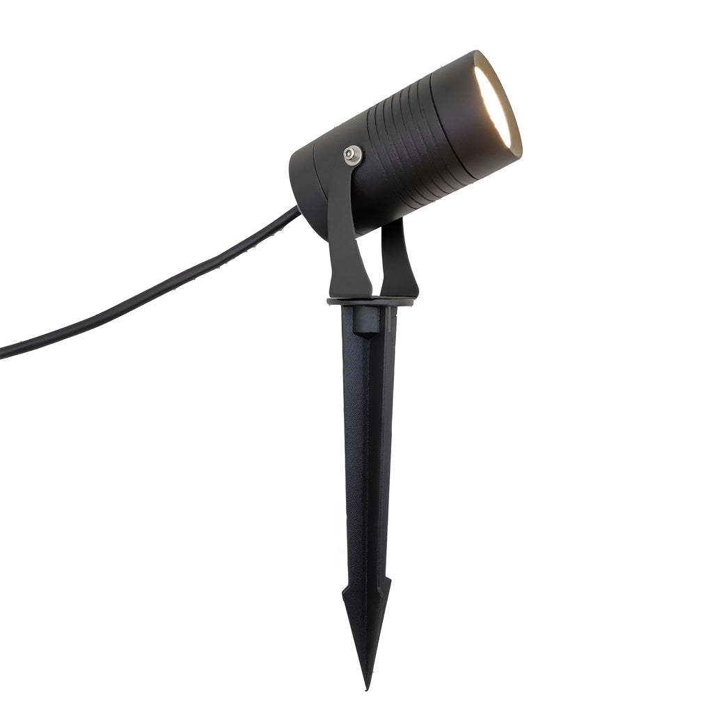 Waterproof LED 10W Black Adjustable Modern Tree Spotlight