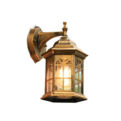 Waterproof Aluminum Alloy Glass LED European Style Outdoor Wall Lights-Lighom