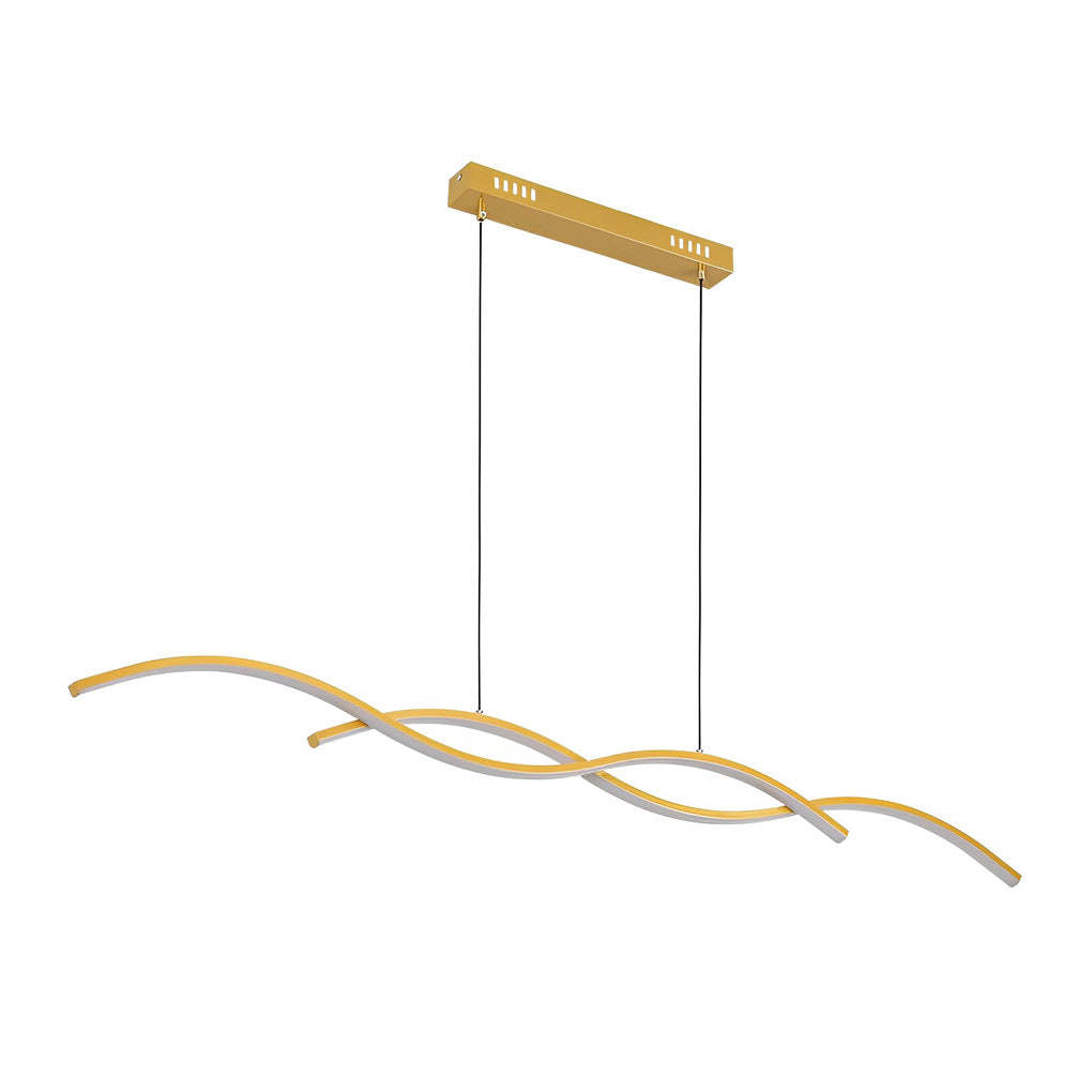 Wavy Minimalist LED Nordic Dining Room Pendant Chandelier