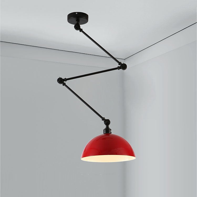 Nordic Bowl Extendable Semi-Flush Light