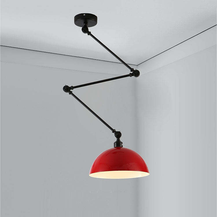 Nordic Bowl Extendable Semi-Flush Light