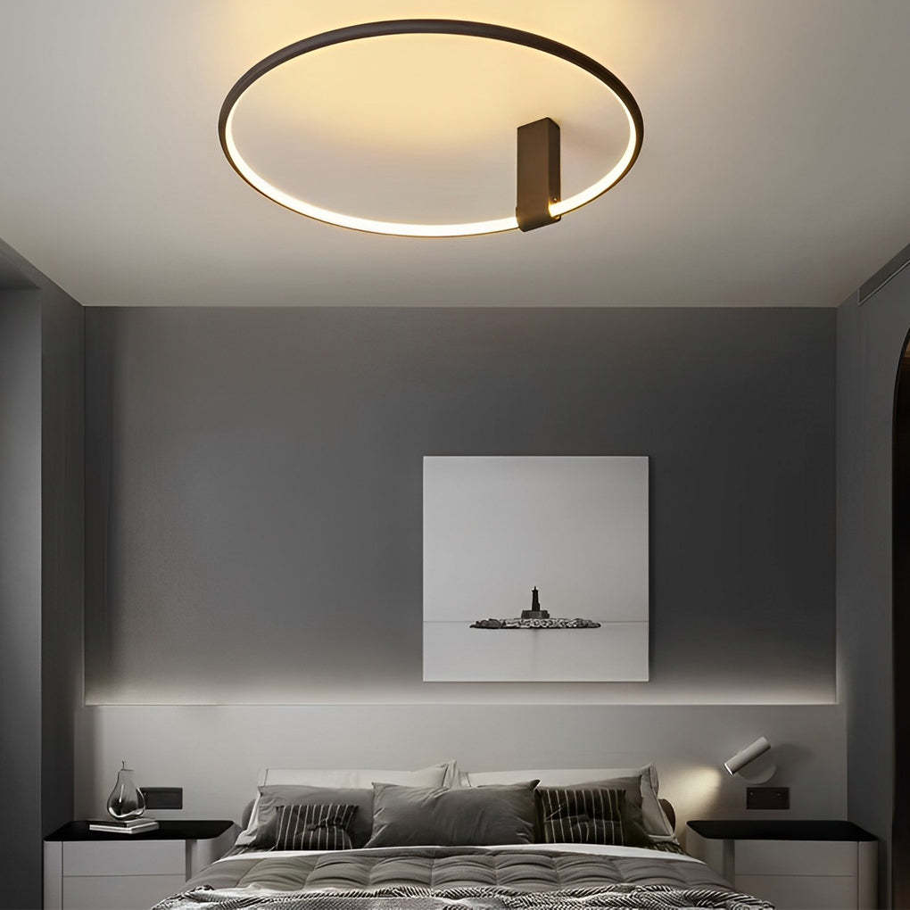 Minimalist Dimming Black Modern Ceiling Light