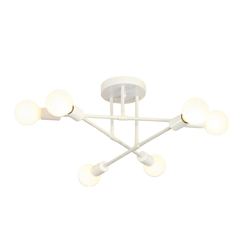 Elegant 6-Light Flush Mount Light
