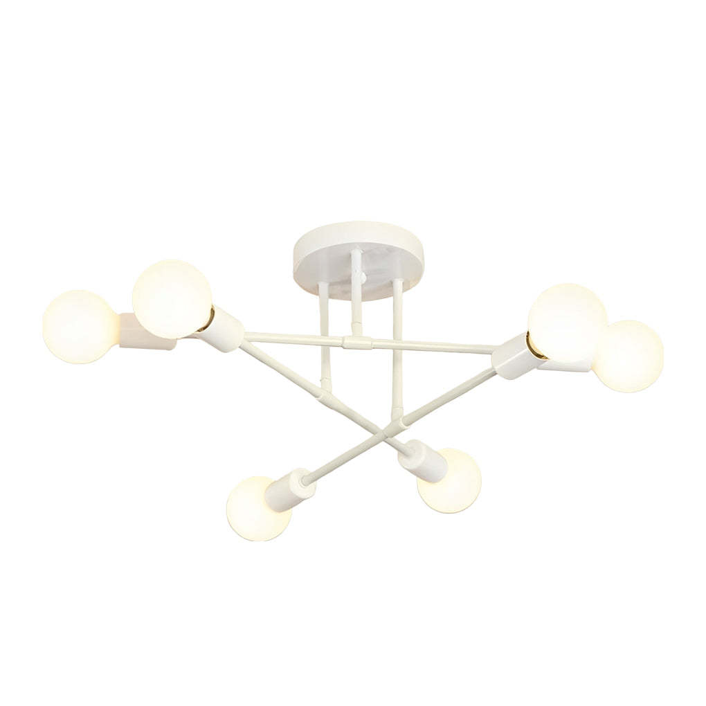 Elegant 6-Light Flush Mount Light