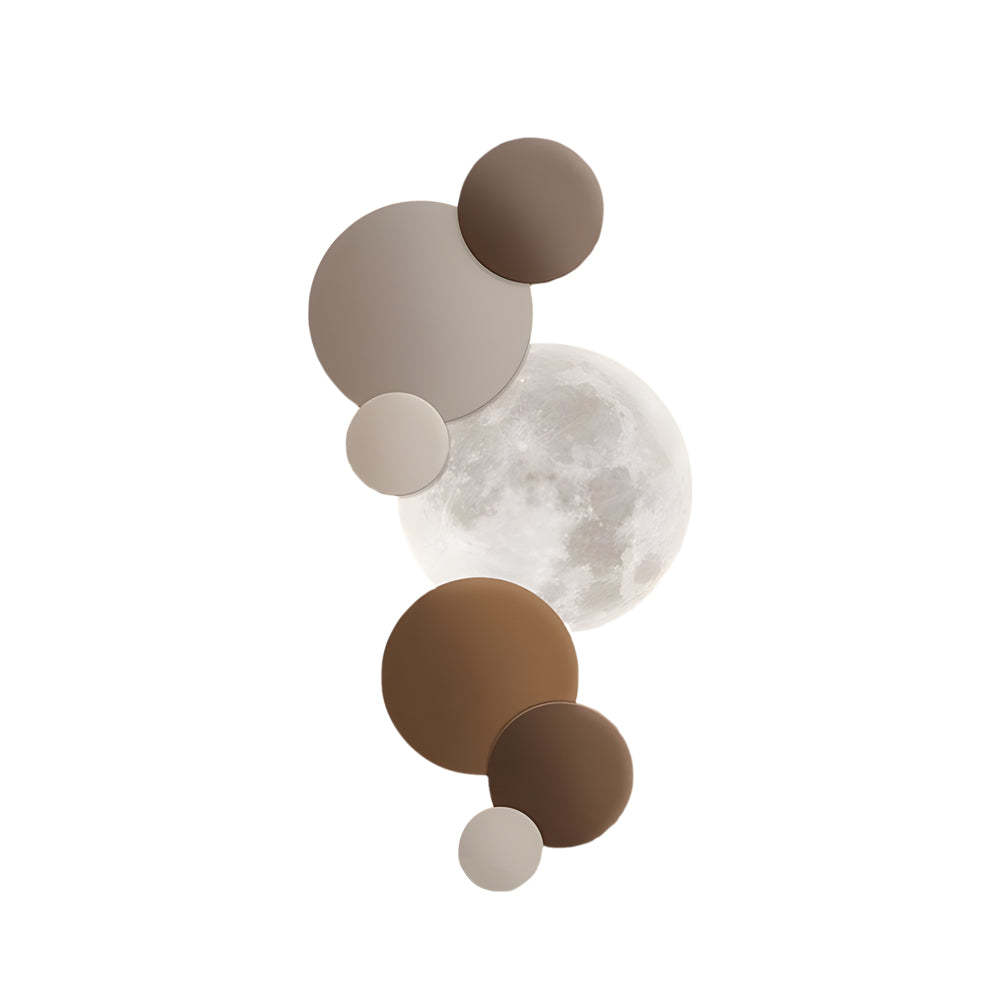 Lunar Glow Round LED Wall Sconce-Lighom