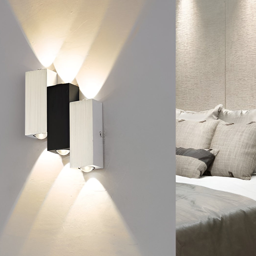 Rectangular LED Up and Down Lights Modern Wall Washer Light Wall Lamp-Lighom