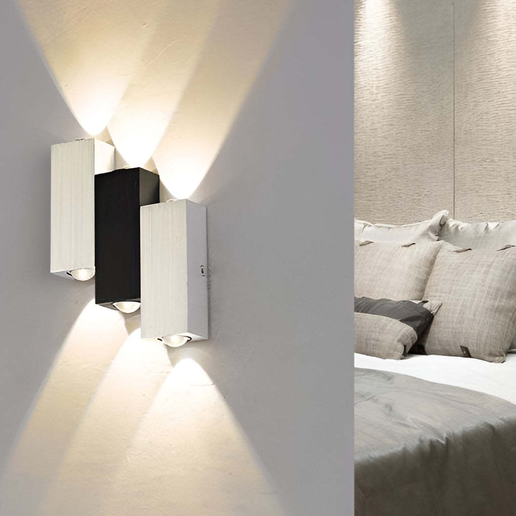 Rectangular LED Up and Down Lights Modern Wall Washer Light Wall Lamp-Lighom