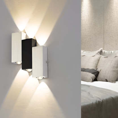Rectangular LED Up and Down Lights Modern Wall Washer Light Wall Lamp-Lighom