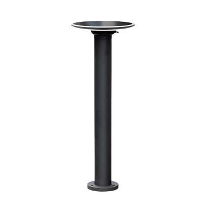 Round Waterproof Intelligent Light Control LED Solar Outdoor Lawn Lamp-Lighom