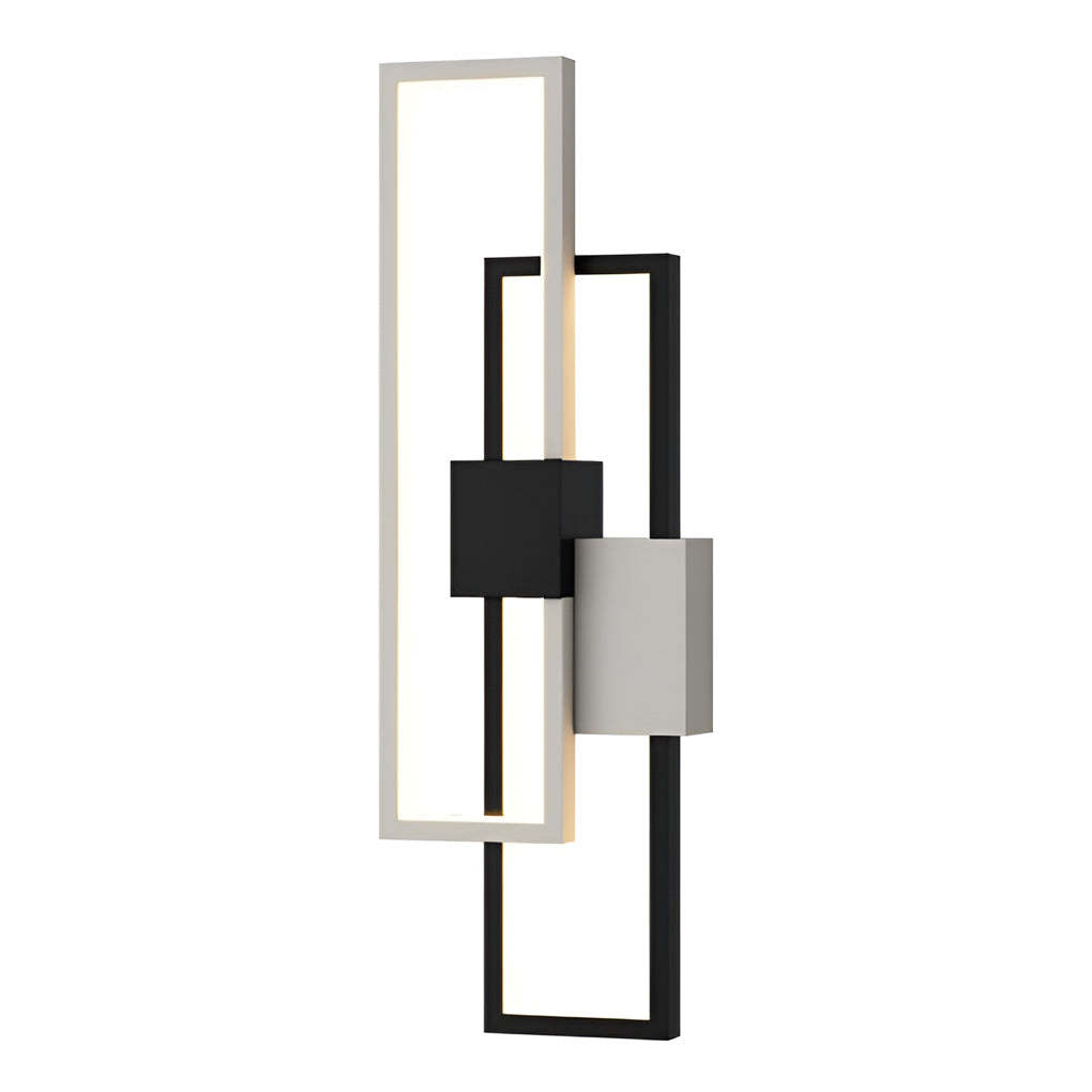 Rectangular Three-Color Nordic LED Wall Light — Gold / 3 Step Dimming