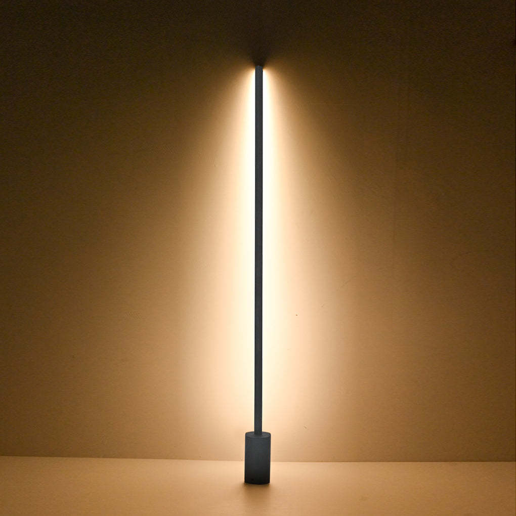 Minimalist Strip LED Waterproof Modern Outdoor Floor Lamp Lawn Lights-Lighom